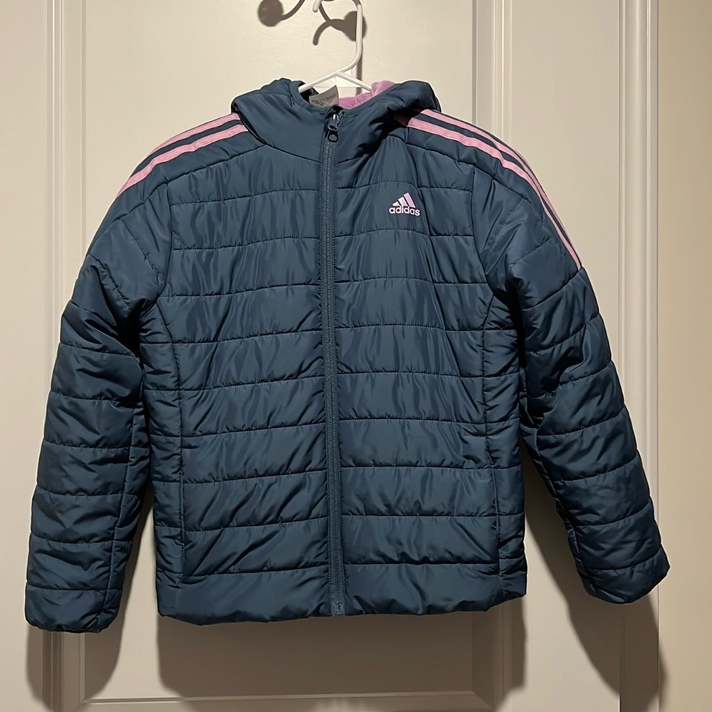 Girls size medium 10/12 Adidas puffer coat